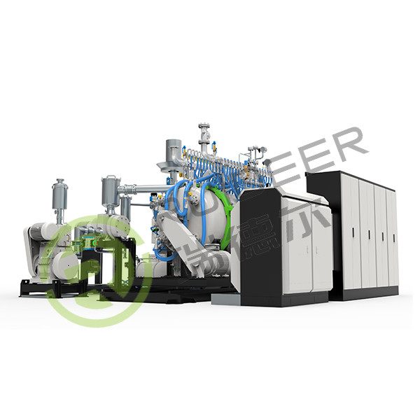 فرن HIP الفراغ الأفقي التبريد السريع مع 10mpa ضغط 1800C الحد الأقصى لدرجة الحرارة العاملة.