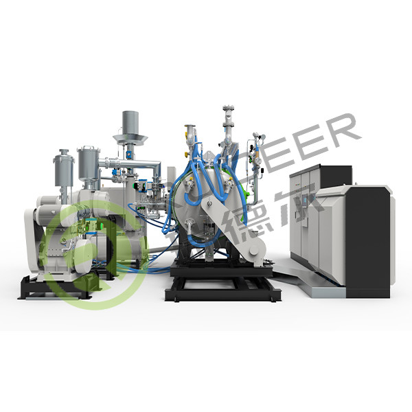فرن HIP الفراغ الأفقي التبريد السريع مع 10mpa ضغط 1800C الحد الأقصى لدرجة الحرارة العاملة.