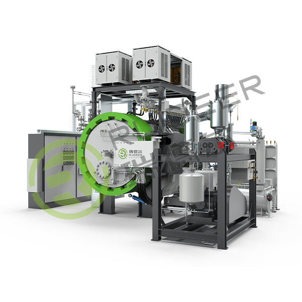 10MPa فرن تجميد تحت ضغط الغاز بقدرة تحميل 1000 كجم وتوحيد درجة الحرارة ± 5 درجة مئوية للإنتاج الضخم