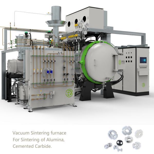 فرن الفراغ ذو درجة حرارة عالية 1550C الحد الأقصى لدرجة حرارة العمل وعمر الخدمة 20 سنة للتطبيقات الصناعية