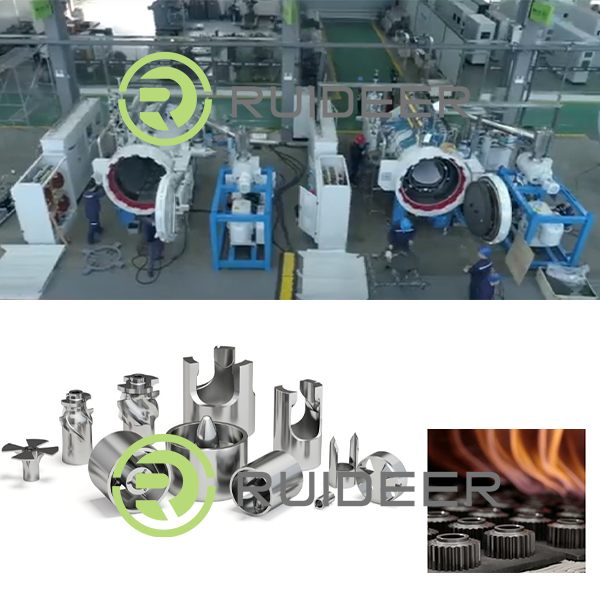 فرن تفريغ عالي معتمد بشهادة ISO CE لنظام ثلاثي الطور بخمسة أسلاك 380 فولت 50 هرتز، مزود طاقة تحكم، درجة حرارة قصوى 1600 درجة مئوية