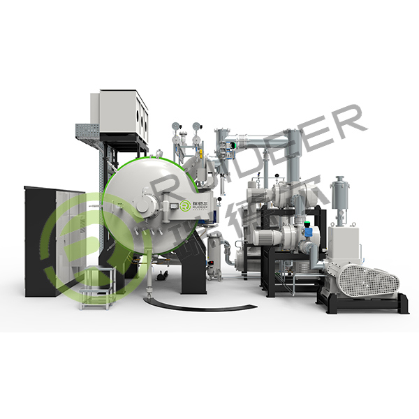 فرن كربيد السيليكون الأفقي أو الرأسي مع تبريد سريع ومستوى فراغ عالٍ