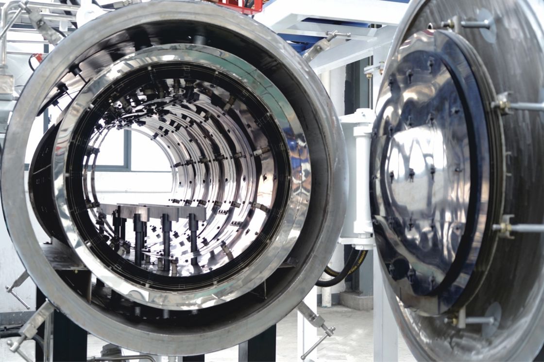 فرن تلبيد معدني بقدرة 220 كيلو فولت أمبير مع عنصر تسخين من الموليبدينوم ومنطقة عمل 300 مم × 300 مم × 900 مم